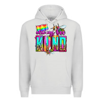 Dove Grey always bee kind Premium Hoodie - Zillion Design Studio