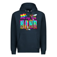 Navy always bee kind Premium Hoodie - Zillion Design Studio
