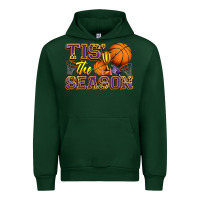 Forest Green tis' the season basketball Urban Hoodie - Zillion Design Studio