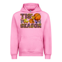 Fuchsia Pink tis' the season basketball Urban Hoodie - Zillion Design Studio