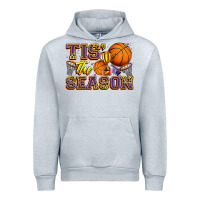 Heather Grey tis' the season basketball Urban Hoodie - Zillion Design Studio