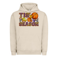 Pigment French Oak tis' the season basketball Urban Hoodie - Zillion Design Studio