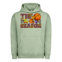 Pigment Oil Green tis' the season basketball Urban Hoodie - Zillion Design Studio