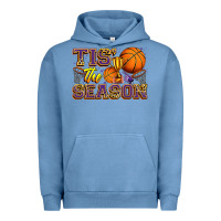 Pigment Pebble Blue tis' the season basketball Urban Hoodie - Zillion Design Studio
