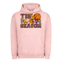 Pigment Salmon tis' the season basketball Urban Hoodie - Zillion Design Studio