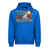 Cobalt tis' the season baseball Urban Hoodie - Zillion Design Studio