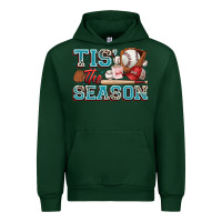 Forest Green tis' the season baseball Urban Hoodie - Zillion Design Studio