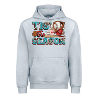 Heather Grey tis' the season baseball Urban Hoodie - Zillion Design Studio