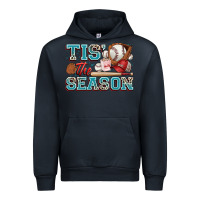 Navy tis' the season baseball Urban Hoodie - Zillion Design Studio