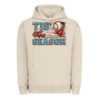 Pigment French Oak tis' the season baseball Urban Hoodie - Zillion Design Studio