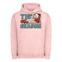 Pigment Salmon tis' the season baseball Urban Hoodie - Zillion Design Studio