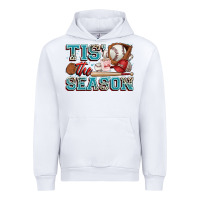 White tis' the season baseball Urban Hoodie - Zillion Design Studio