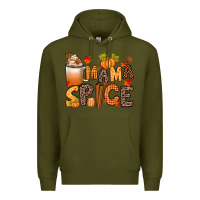 Army Green mama spice Premium Hoodie - texasbilliewilder