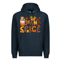 Navy mama spice Premium Hoodie - texasbilliewilder