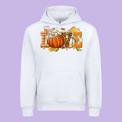 Love Nurse Fall Urban Hoodie Designed By Texasbilliewilder