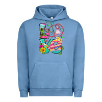 Pigment Pebble Blue love summer nurse Urban Hoodie - texasbilliewilder