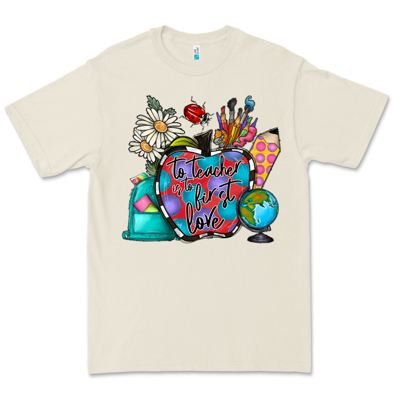 To Teacher Is To First Love Premium Tee by CowhideDigitalArt | Teevron