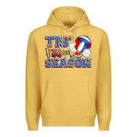 Antique Gold tis' the season volleyball Premium Hoodie - Zillion Design Studio