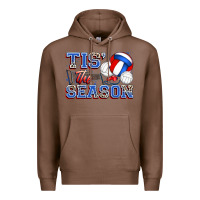 Chestnut tis' the season volleyball Premium Hoodie - Zillion Design Studio