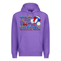 Purple tis' the season volleyball Premium Hoodie - Zillion Design Studio