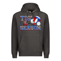 Smoke tis' the season volleyball Premium Hoodie - Zillion Design Studio