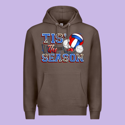 Tis' The Season Volleyball Premium Hoodie Designed By Zillion Design Studio