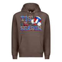Coffee tis' the season volleyball Premium Hoodie - Zillion Design Studio