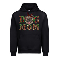 Black christmas pug mom Urban Hoodie - RanaPortraitStore