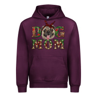 Mauve Wine christmas pug mom Urban Hoodie - RanaPortraitStore