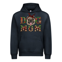 Navy christmas pug mom Urban Hoodie - RanaPortraitStore