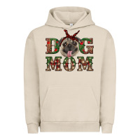 Pigment French Oak christmas pug mom Urban Hoodie - RanaPortraitStore