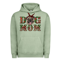 Pigment Oil Green christmas pug mom Urban Hoodie - RanaPortraitStore