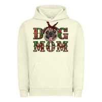 Pigment Pistachio christmas pug mom Urban Hoodie - RanaPortraitStore