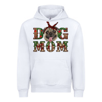White christmas pug mom Urban Hoodie - RanaPortraitStore