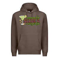 Coffee mamacita needs a margarita mothers day Premium Hoodie - texasbilliewilder