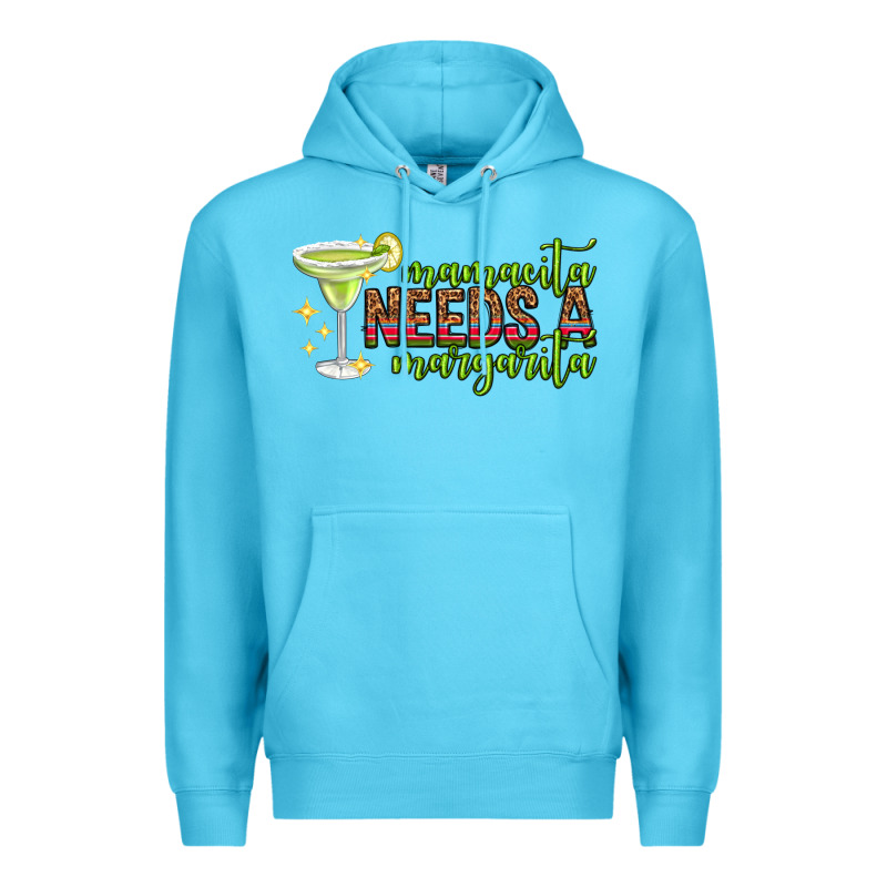 Mamacita Needs A Margarita Mothers Day Premium Hoodie by texasbilliewilder | Teevron