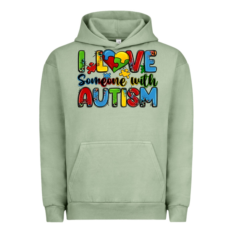 I Love Someone With Autism Urban Hoodie by Zillion Design Studio | Teevron