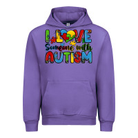 Tulip i love someone with autism Urban Hoodie - Zillion Design Studio