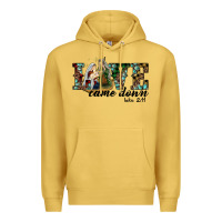 Antique Gold love came down holy family Premium Hoodie - RanaPortraitStore