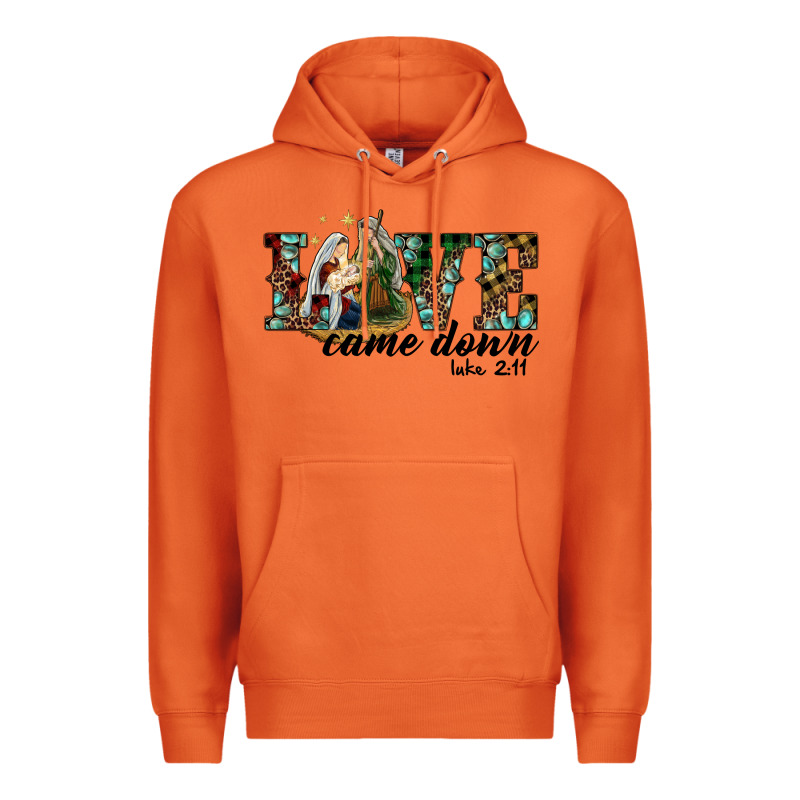 Love Came Down Holy Family Premium Hoodie by RanaPortraitStore | Teevron