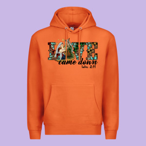 Love Came Down Holy Family Premium Hoodie Designed By Ranaportraitstore
