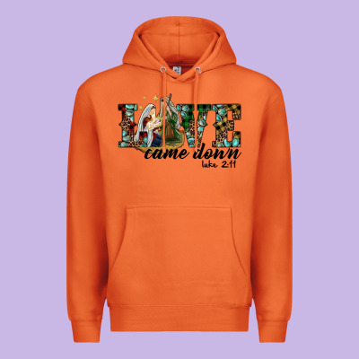 Love Came Down Holy Family Premium Hoodie Designed By Ranaportraitstore