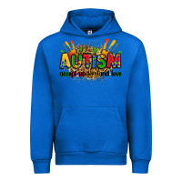 Cobalt autism accept understand love Urban Hoodie - Zillion Design Studio