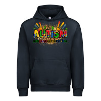 Navy autism accept understand love Urban Hoodie - Zillion Design Studio