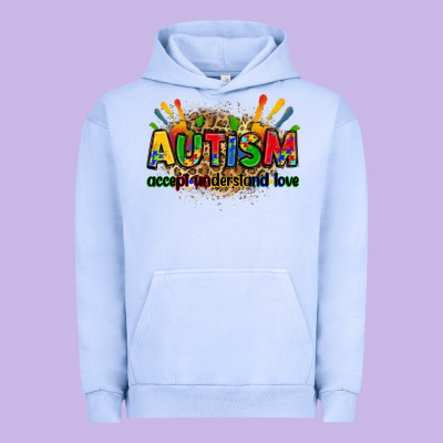 Autism Accept Understand Love Urban Hoodie Designed By Zillion Design Studio