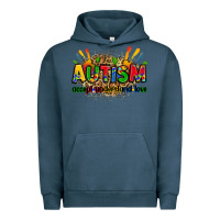 Pigment Midnight Navy autism accept understand love Urban Hoodie - Zillion Design Studio