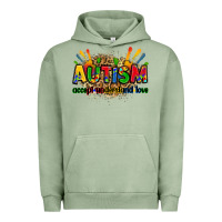 Pigment Oil Green autism accept understand love Urban Hoodie - Zillion Design Studio