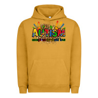 Pigment Peanut Butter autism accept understand love Urban Hoodie - Zillion Design Studio