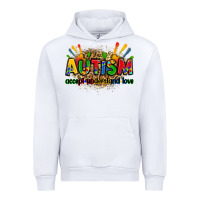 White autism accept understand love Urban Hoodie - Zillion Design Studio