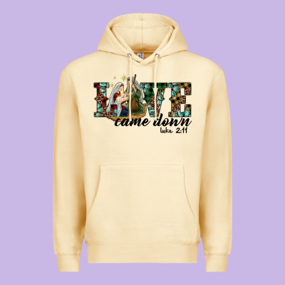 Love Came Down Holy Family Premium Hoodie Designed By Ranaportraitstore